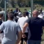 СКАНДАЛ ВО МЛАДИНСКИ ФУДБАЛ: Родители на Шкупи со клоци и тупаници нападнаа деца од Брегалница! Полиција и обвинител на теренот!
